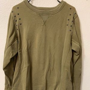 Roxy oversized distressed sweatshirt